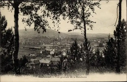 Ak Héricourt Haute Saône, Gesamtansicht der Rouchotte