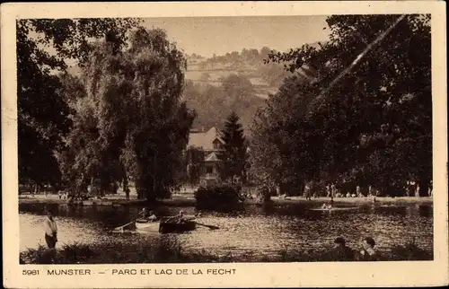 Ak Münster Münster Elsass Haut Rhin