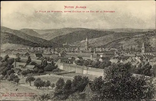 Ak Münster Münster Elsass Haut Rhin