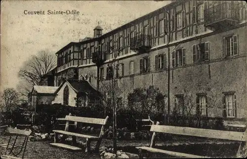 Ak Obernai Alsace Bas Rhin, Mont Sainte Odile, Kloster