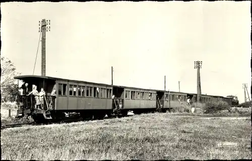 Ak Cayeux sur Mer Somme, Der kleine Zug