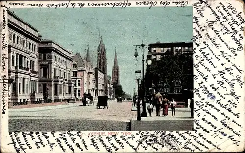 Ak New York City USA, 5th Avenue