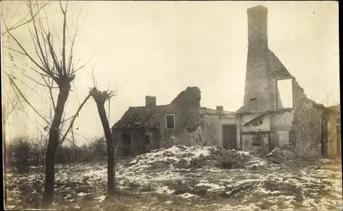 Foto Ak Štatenberg in Slowenien, Ruine von Bauernhof