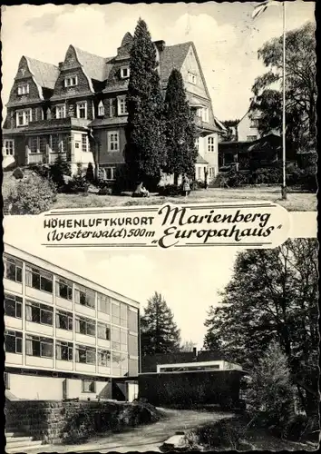 Ak Bad Marienberg im Westerwald, Bildungs- und Begegnungsstätte Europahaus