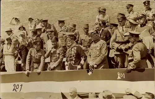 Foto Ak Wrocław Breslau Schlesien,  Generaloberst von Seeckt, Kronprinz Wilhelm, von Mackensen