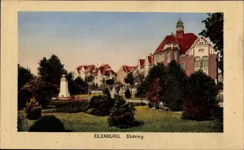 Ak Eilenburg an der Mulde, Südring, Denkmal