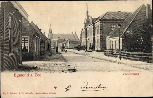 Ak Egmond aan Zee Nordholland Niederlande, Voorstraat