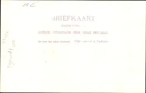 Ak Egmond aan Zee Nordholland Niederlande, Gezicht op de verwoesting en het Hotel Welgelegen 1905