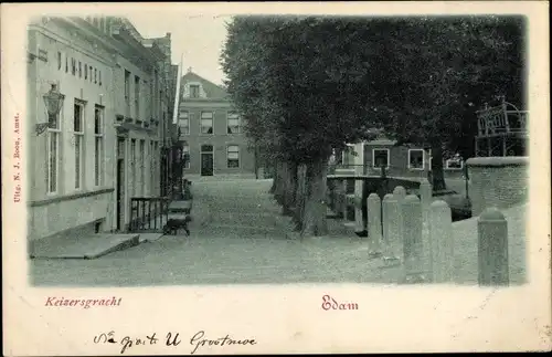 Ak Edam Volendam Nordholland Niederlande, Kaizersgracht