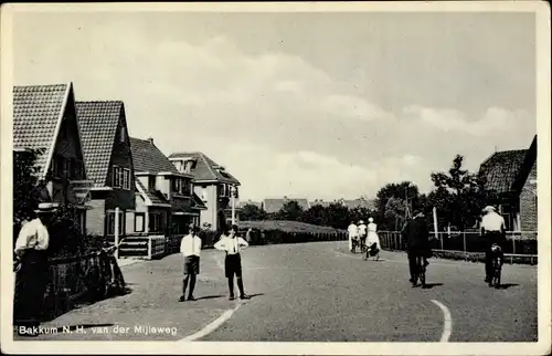 Ak Bakkum Nordholland Niederlande, Van der Mijleweg