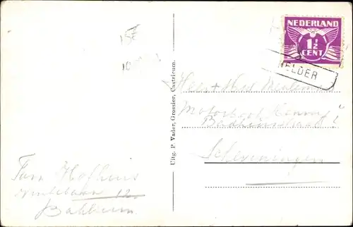 Ak Bakkum Nordholland Niederlande, Van der Mijleweg
