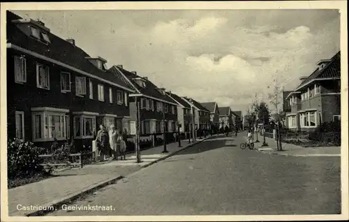 Ak Castricum Nordholland Niederlande, Geelvinkstraat