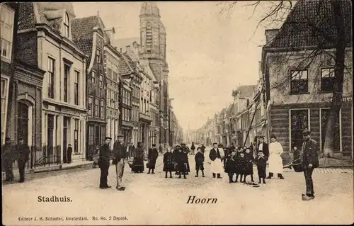 Ak Hoorn Nordholland Niederlande, Stadhuis