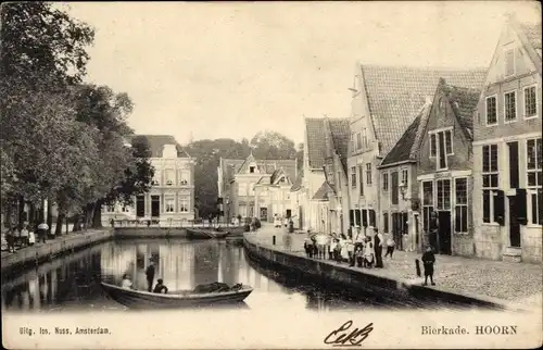 Ak Hoorn Nordholland Niederlande, Bierkade