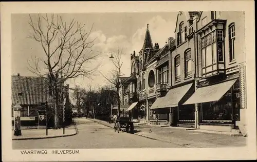 Ak Hilversum Nordholland Niederlande, Vaartweg