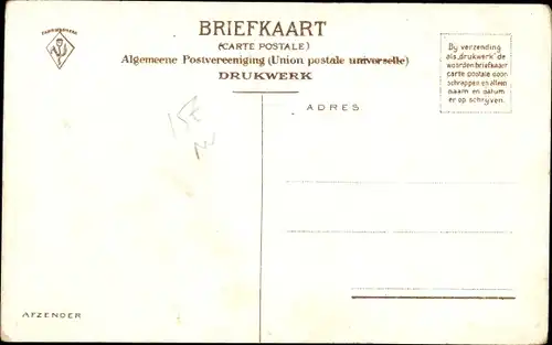 Ak Hilversum Nordholland Niederlande, Geuzeweg