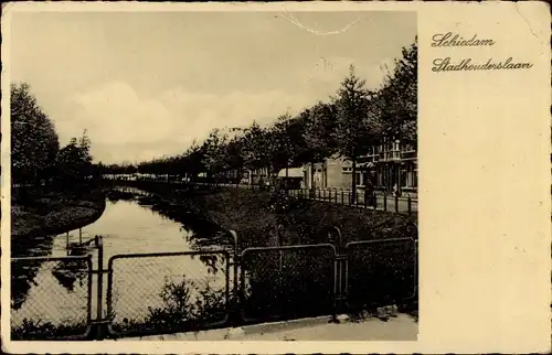 Ak Schiedam Südholland Niederlande, Stadhouderslaan