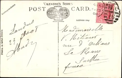 Ak London City England, Ludgate Hill