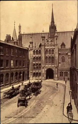 Ak London City England, Guildhall