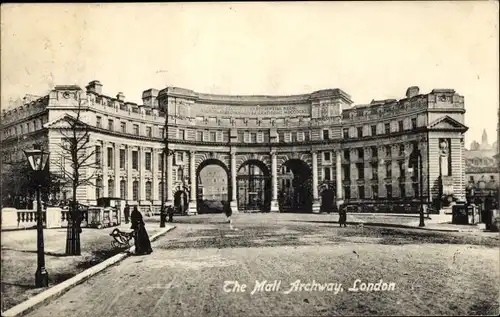 Ak London City England, The Mall Archway