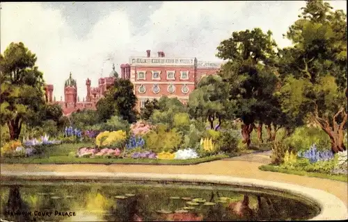 Künstler Ak Richmond upon Thames London England, Hampton Court, Palace