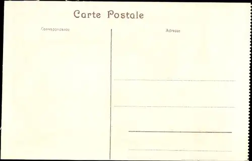 Ak Bixschoote Langemark Poelkapelle Westflandern, Straßenpartie, Kirchturm