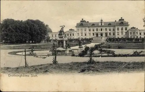 Ak Drottningholm Schweden, Schloss Drottningholm, Slott