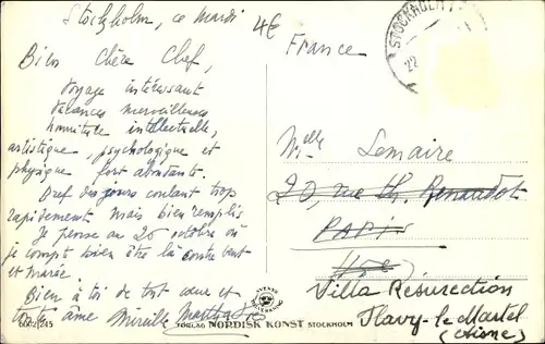 Ak Stockholm Schweden, Strandvägen