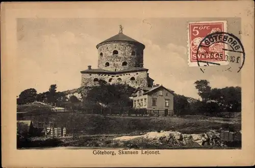 Ak Göteborg Schweden, Skansen Lejonet