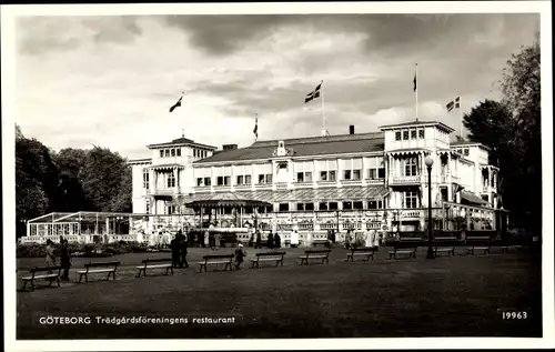 Ak Göteborg Schweden, Trädgärdsföreningens restaurant