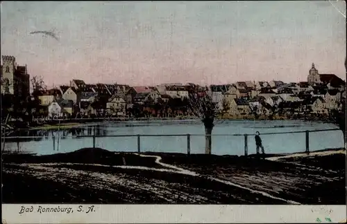 Ak Ronneburg in Thüringen, Baderteich