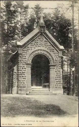 Ak Tal der Celles Vogesen, Kapelle der Chapelotte