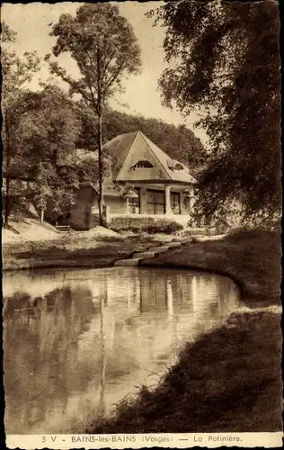 Ak Bains les Bains Vosges, La Potinière