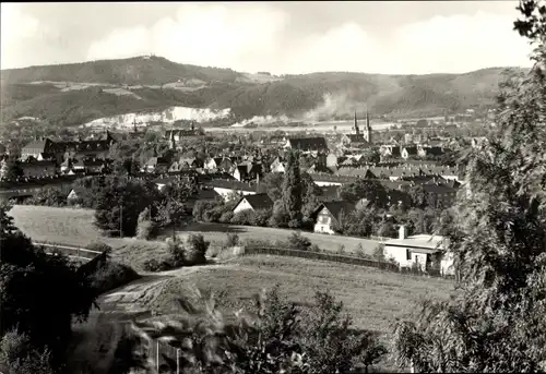 Ak Saalfeld an der Saale Thüringen, Panorama vom Ort