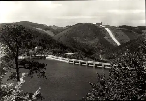 Ak Hohenwarte Thüringen, Hohenwartetalsperre, Pumpspeicherwerk