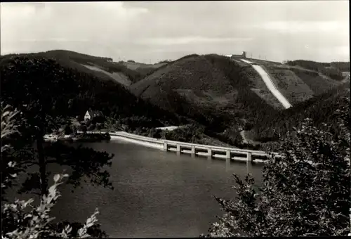 Ak Hohenwarte Thüringen, Hohenwartetalsperre, Pumpspeicherwerk