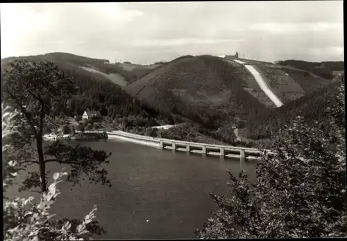 Ak Hohenwarte Thüringen, Hohenwartetalsperre, Pumpspeicherwerk