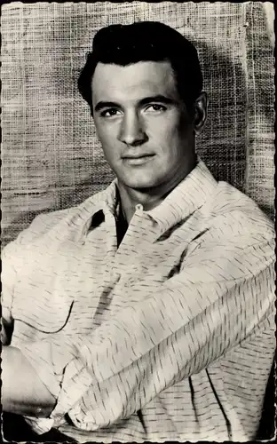 Ak Schauspieler Rock Hudson, Portrait