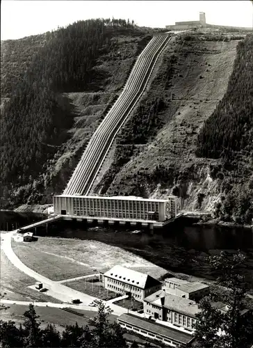 Ak Hohenwarte Thüringen, Pumpspeicherwerk