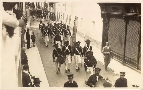 Foto Ak Tamsweg in Salzburg, Gedenktag, Aufmarsch der Alten Armee