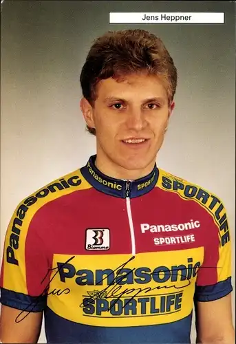 Ak Radrennfahrer Jens Heppner, Team Panasonic Sportlife, Portrait