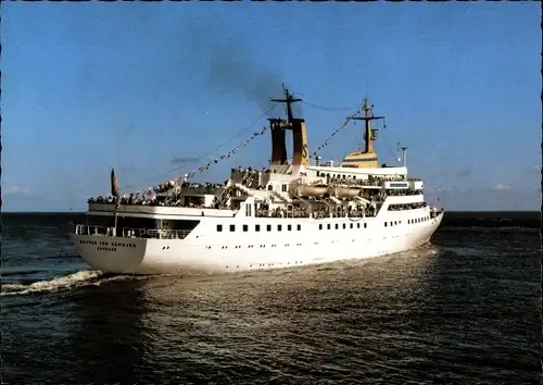 Ak Seebäderschiff Wappen von Hamburg, HADAG Seetouristik