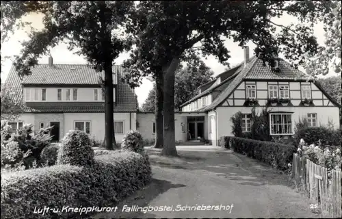 Ak Bad Fallingbostel im Heidekreis, Schriebershof, Fachwerkhaus