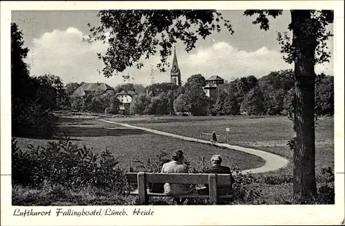 Ak Fallingbostel Lüneburger Heide, Stadtblick, Kirche