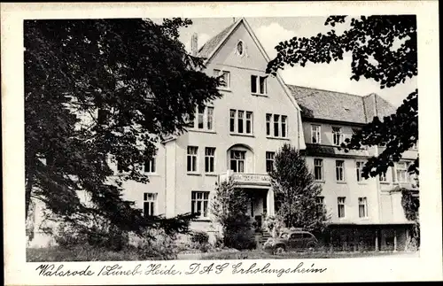 Ak Walsrode in der Lüneburger Heide, DAG Erholungsheim