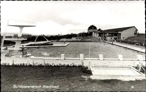 Ak Schöppenstedt in Niedersachsen, Stadtbad