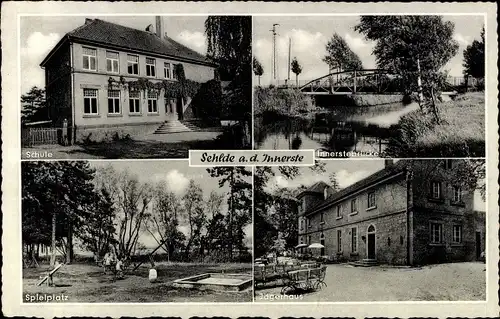 Ak Sehlde an der Innerste Niedersachsen, Schule, Spielplatz, Jägerhaus, Innerstebrücke