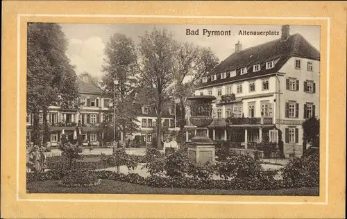 Ak Bad Pyrmont in Niedersachsen, Altenauerplatz