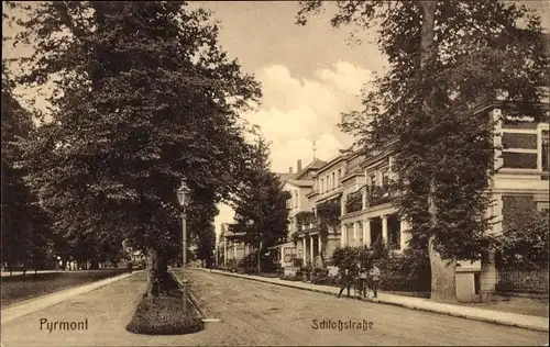 Ak Bad Pyrmont in Niedersachsen, Schlossstraße