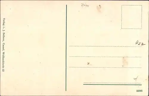 Ak Göttingen in Niedersachsen, Johannisstraße mit Johanniskirche